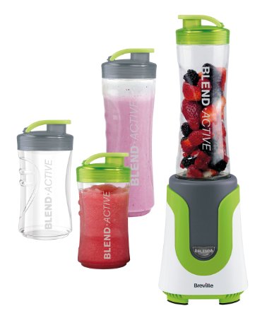 Breville Blend-Active Personal Blender Family Pack White and Green