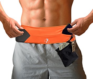 Running Belt Flash for iPhone 6, 6s, 6s Plus. Zero Bounce, Adjustable, Water Resistant, Exercise Belt, Fuel, Stylish Sports Waist Fanny Pack! Flip for the Most Comfort & Security of Its Class!