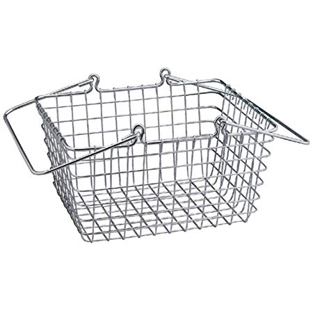 InterDesign Century Works Wire Organizer Basket with Handles, 9 x 11, Chrome