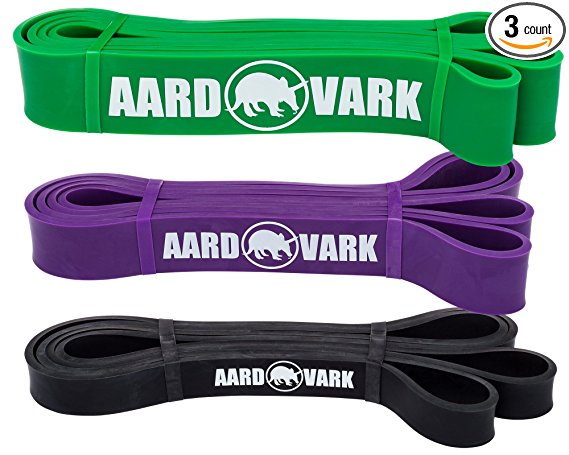 Aardvark Pull Up Bands 41" Loop Resistance Bands for Pullup Assist, Excercise, and Physical Therapy