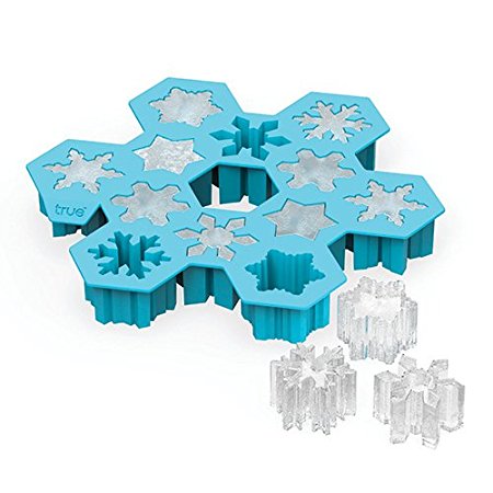 Snowflake Silicone Ice Cube Tray and Mold- Candy, Soap, Toy, DIY by TrueZoo