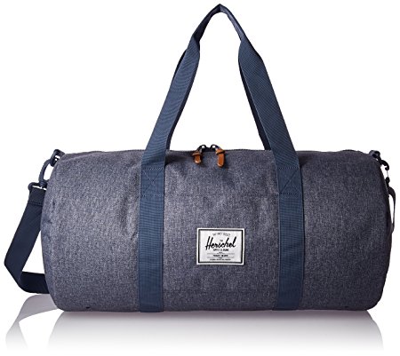 Herschel Supply Co. Sutton Mid-Volume Duffle Bag, Dark Chambray Crosshatch, One Size