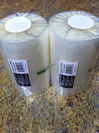 2-pack Weston 8"x50' Rolls Commercial Grade Vacuum Bags 3mil Vacuum Seal Rolls