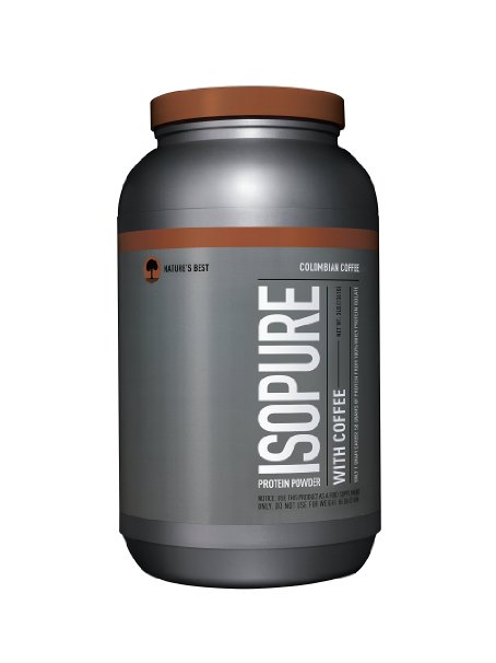 Isopure With Coffee Protein Powder Colombian Coffee 3 Pounds
