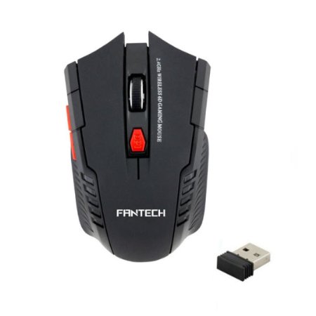 Perman 2.4GHz Mini Portable Wireless Optical Gaming Mouse Mice   USB Receiver For PC Laptop Black
