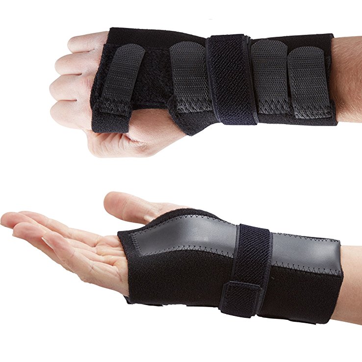 Actesso DELUXE Wrist Support Splint - Ideal Brace for Immediate Pain Relief from Carpal Tunnel - Arthritis - or Sprains. UK Made