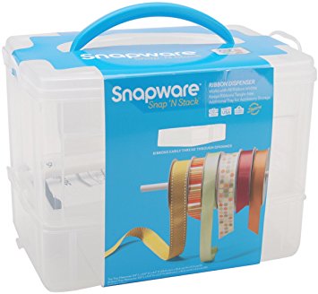 Snapware 1098841 Craft Snap N Stack 2 Layer Storage