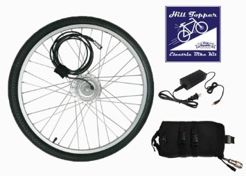 Electric Bike Kit / Electric Tricycle Kit Clean Republic Hill Topper, Lithium Battery Included 5 min Easy Installation Made in US