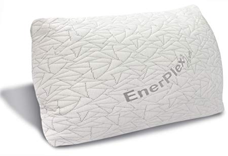 EnerPlex Never-Flat Pillow Queen Size, Adjustable Shredded Memory Foam Queen Pillow, High End Quality, Fully Machine Washable, Removable Bamboo Cover, 30x20 Lifetime Promise