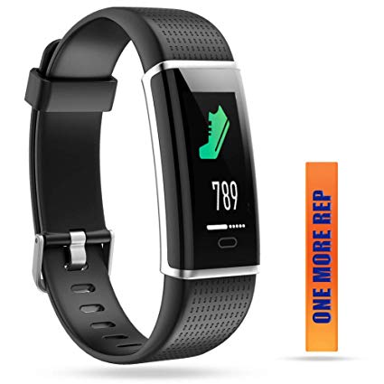 ZURURU Waterproof Fitness Tracker, Color Screen Sport Smart Watch with Calorie, Step& Distance Counter, Pedometer, Sleep &Heart Rate Monitor, Activity Tracker for Smart Phones Gift.