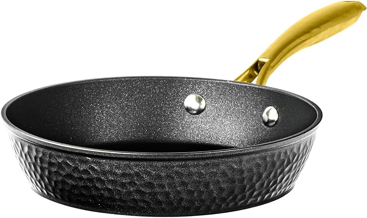 Granitestone 12 Inch Nonstick Frying Pan, Black, Ceramic