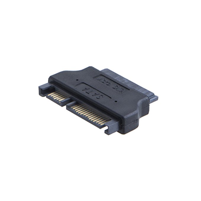 CableCreation Micro SATA 16Pin Female to SATA 22Pin Male Adapter, SATA Adapter 22 pin SATA (Male) to 16 pin Micro SATA (Female),2.5” Sata 22Pin to 1.8” Micro Sata Female