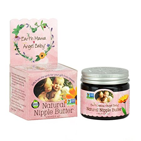 Natural Nipple Butter 2 fl. oz Earth Mama Angel Baby Nipple Cream