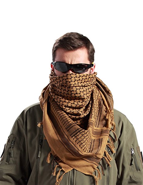 FREE SOLDIER Military Shemagh Tactical Desert Keffiyeh Scarf Wrap