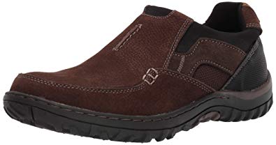 Nunn Bush Men's Quest Moccasin Toe Rugged Casual Leather Slip on Loafer with Memory Foam Insole