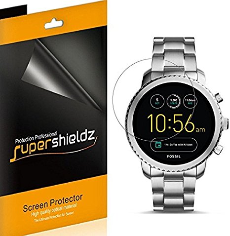 [6-Pack] Supershieldz for Fossil Q Explorist Gen 3 Screen Protector, High Definition Clear Shield   Lifetime Replacements Warranty