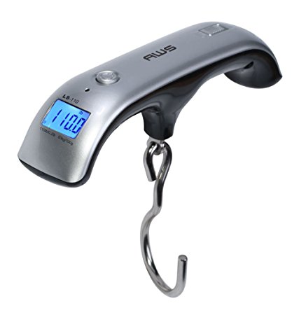 American Weigh Scales AMW-LS-110 Digital LuGGaGe Scale, 110 by 0.2 LB