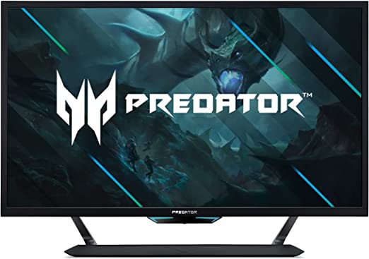 Acer Predator CG437K Sbmiipuzx 42.5" 4K UHD 3840 x 2160 VA Gaming Monitor | Adaptive Sync, Supporting NVIDIA G-SYNC Compatible| 144Hz | 1ms (VRB) | DisplayHDR 1000| 1xUSB Type-C, 1xDP 1.4, 2xHDMI 2.1