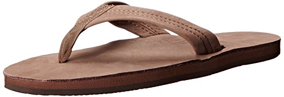 Rainbow Sandals Men's 2 Tone Leather Single Layer