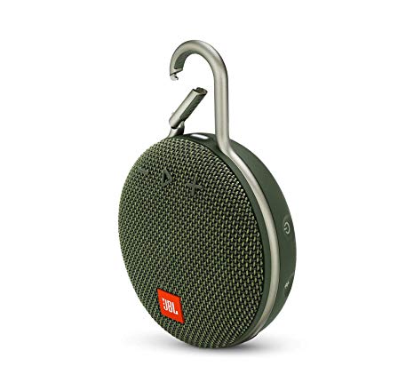 JBL Clip 3 Portable Waterproof Wireless Bluetooth Speaker - Forest Green