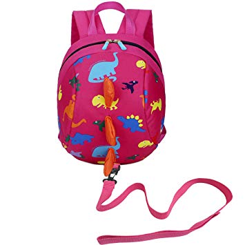 DB Dinosaur Toddler mini backpack with leash,children Kids baby harness bookbag