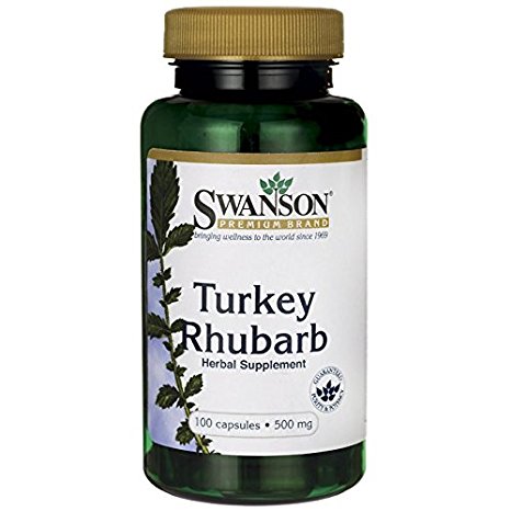 Swanson Turkey Rhubarb 500 mg 100 Caps