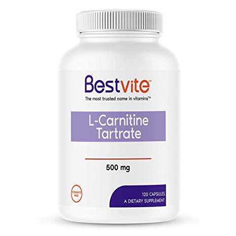 L-Carnitine (L-Carnitine Tartrate) 500mg 120 Capsules