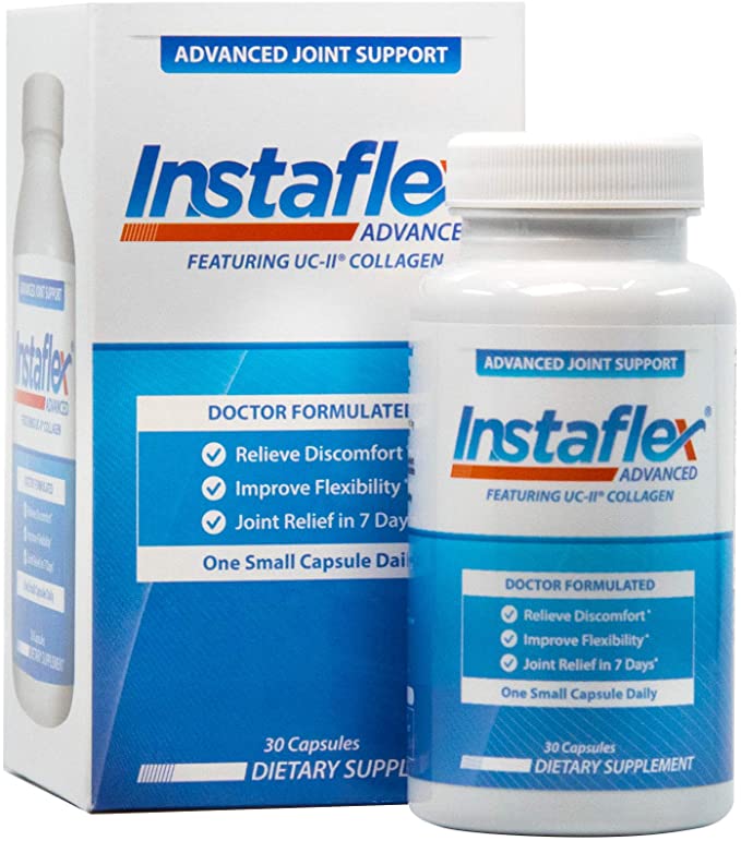 Instaflex Advanced Joint Support - Doctor Formulated Joint Relief Supplement, Featuring UC-II Collagen & 5 Other Joint Discomfort Fighting Ingredients - 30 Count