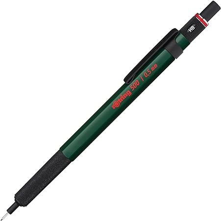 Rotring 500 Mechanical Pencil, Green Barrel, 0.5mm