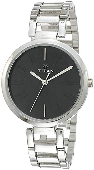 Titan Youth Analog Black Dial Women's Watch -NK2480SM02