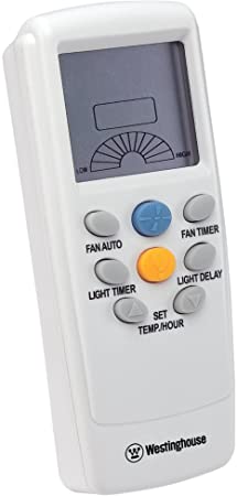 Westinghouse Lighting 7787400 Thermostat Ceiling Fan and Light Remote Control for Fans , White