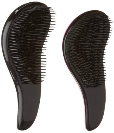 Art Naturals Detangling Hair Brush Set (Pink & Black) - glide the Detangler through Tangled hair - Best Brush / Comb for Women, Girls, Men & Boys - Use in Wet and Dry Hair - Top Detangling Brush