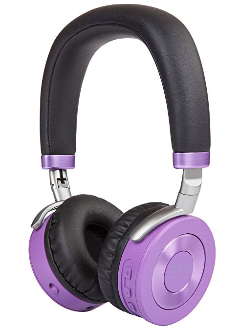 Puro Sound Labs JuniorJams, Premium Wireless Volume Limited Kids Headphones with Bluetooth Connectivity, Daisy Chain Sharing and 22-Hours of Battery Life (Purple)