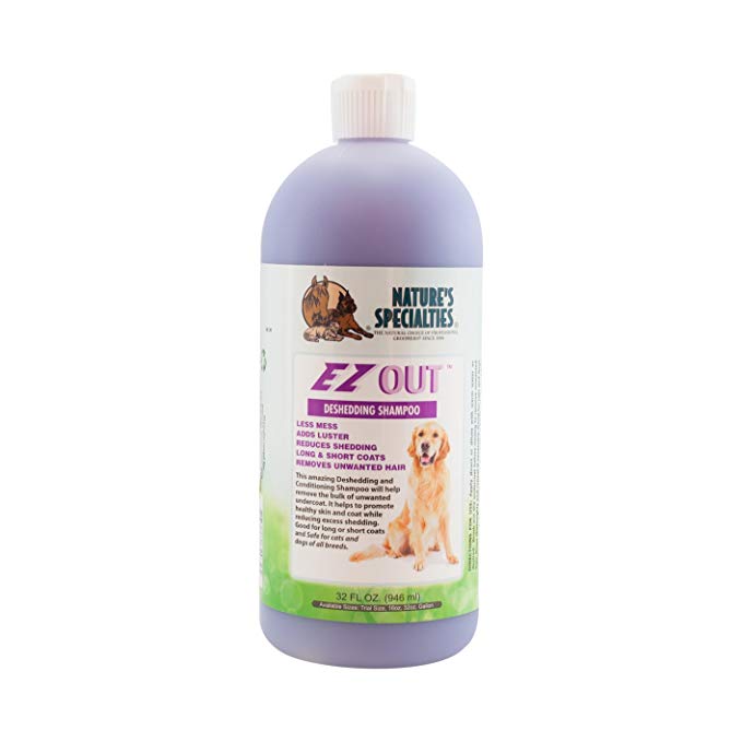 Nature's Specialties EZ Out Detangling Pet Shampoo, 32-Ounce