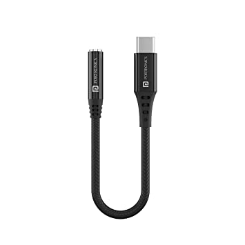 Portronics iKonnect C II Type C to 3.5mm Aux Connector Compatible with Type C Enabled Devices(3.5mm Audio Jack)