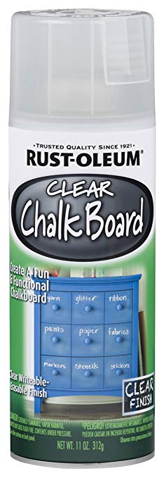 Rust-Oleum Series Rustoleum 302487 11OZ Clear Chalkboard Spray, Each,