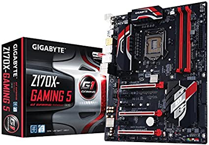 Gigabyte LGA1151 Intel Z170 ATX Motherboard ATX DDR4 NA Motherboards (GA-Z170X-GAMING 5)