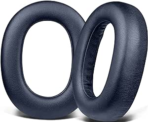 SOULWIT Professional Replacement Ear Pads Cushions for Jabra Elite 85h Wireless Over-Ear Headphones, Earpads with Soft Noise Isolation Foam - 85h PL Navy Blue