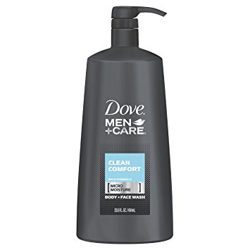 Dove Men Plus Care Body and Face Wash, Clean Comfort, 23.5 Ounce