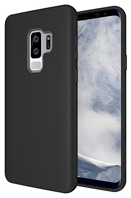 Galaxy S9 Plus Case, Diztronic Full Matte TPU Series - Slim-Fit Thin & Flexible Phone Case for Samsung Galaxy S9 Plus - (Matte Black)