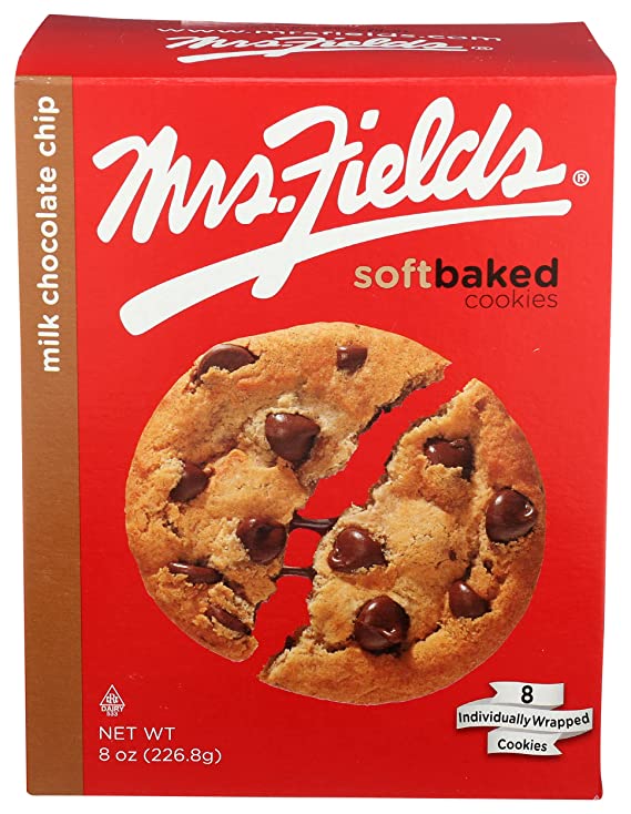 Mrs. Fields Milk Chocolate Chip Cookies, 8 Ounce
