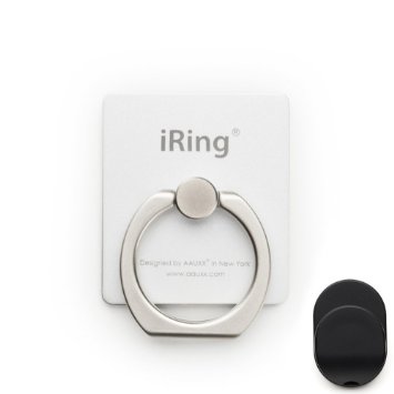 iRing Universal Masstige Ring GripStand Holder for any Smart Device - White