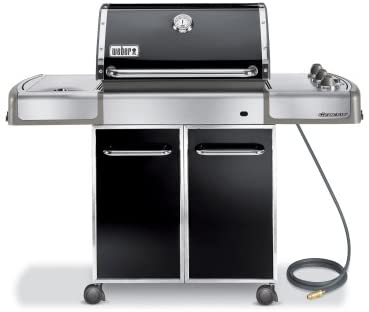 Weber 3851001 Genesis E-320 Natural Gas Grill, Black