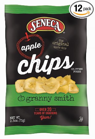 Seneca Crispy Apple Chips, Granny Smith, 2.5 Ounce (Pack of 12)