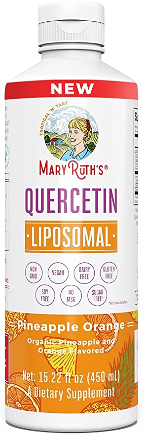 Quercetin with Vitamin E | Sugar Free | Quercetin 500mg Immune Support for Adults | Anti Inflammatory Supplement | Immune Defense | Quercitin Liposomal | Vegan | Non-GMO | Gluten Free | 15.22 Fl Oz