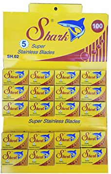 1000 Shark Super Stainless Double Edge Safety Razor Blades