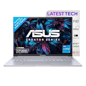 (Refurbished) ASUS Vivobook 16X, 16" FHD , 144Hz 300nits, Intel Core i5-12500H 2.5 GHz, Creator/Gaming Laptop (16GB RAM/512GB SSD/RTX 3050/win 11/Office Home/50WHr Battery/Cool Silver/1.80 kg), K3605ZC-RP587WS