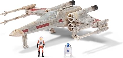 Star Wars Micro Galaxy Squadron Starfighter Class Luke Skywalker’S X-Wing - 5-Inch Vehicle with 1-Inch Luke Skywalker & R2-D2 Micro Figures