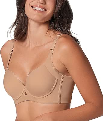 Leonisa Back Smoothing Bra Full Coverage Underwire Support - Bras for Women