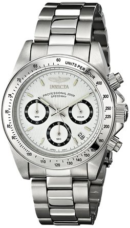Invicta Mens 9211 Speedway Collection Stainless Steel Chronograph Watch with Link Bracelet